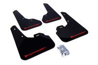 Thumbnail for Rally Armor 10-13 Mazda3/Speed3 (Hatch/Sedan) Black UR Mud Flap w/Red Logo
