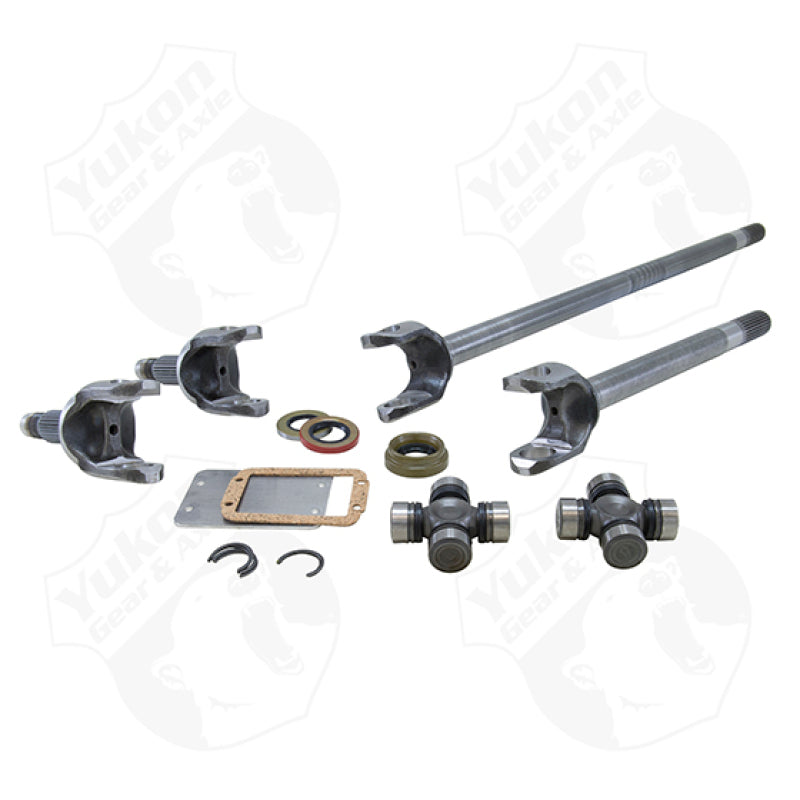 Yukon Gear 4340 Chrome-Moly Replacement Axle Kit For Jeep TJ / YJ & XJ Dana 30 / w/ Super Joints