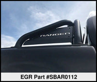 Thumbnail for EGR 2019+ Ford Ranger Black Powder Coat S-Series Sports Bar (w/o Side Plates)