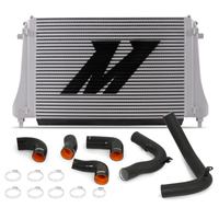Thumbnail for Mishimoto 2015+ VW MK7 Golf TSI / GTI / R Performance Intercooler Kit w/ Pipes (Black)