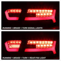 Thumbnail for Spyder 09-12 Audi A6 LED Tail Lights - Black (ALT-YD-AA609-LED-BK)