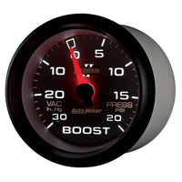 Thumbnail for AutoMeter Gauge Vac/Boost 2-5/8in. 30Inhg-20PSI Mechanical Phantom II