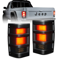 Thumbnail for ORACLE Lighting Jeep Comanche MJ LED Tail Lights - Tinted Lens SEE WARRANTY