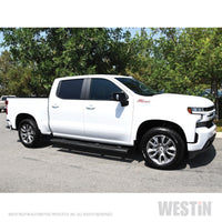 Thumbnail for Westin 2019 Chevrolet Silverado/Sierra 1500 Crew Cab R7 Nerf Step Bars - Black