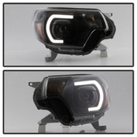 Thumbnail for xTune Toyota Tacoma 12-15 Headlights - Light Bar DRL - Black PRO-JH-TTA12-LBDRL-BK