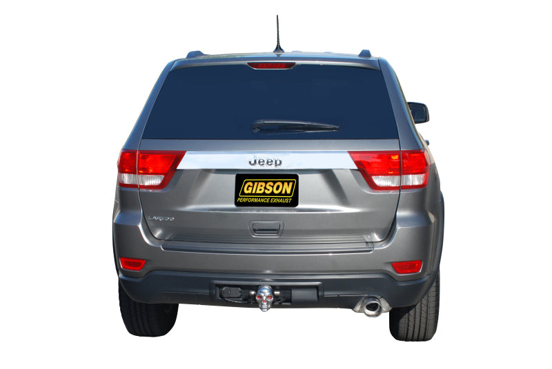 Gibson 11-12 Jeep Grand Cherokee Laredo 3.6L 2.5in Axle-Back Single Exhaust - Stainless