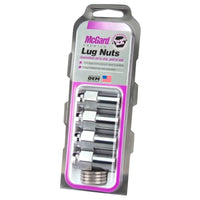 Thumbnail for McGard Hex Lug Nut (Long Shank - .946in.) 7/16-20 / 13/16 Hex / 1.85in. Length (4-Pack) - Chrome