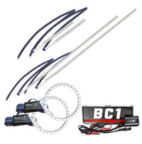 Thumbnail for Oracle 16-18 Honda Ridgeline DRL Upgrade w/ Halo Kit - ColorSHIFT w/ BC1 Controller SEE WARRANTY