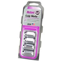 Thumbnail for McGard Hex Lug Nut (Cone Seat) M12X1.25 / 13/16 Hex / 1.28in. Length (4-Pack) - Chrome