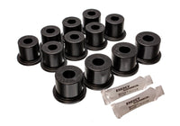Thumbnail for Energy Suspension 80-86 Nissan 720 & Hardbody Pickup 2WD Black Rear Leaf Spring Bushing Set