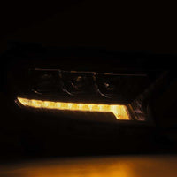 Thumbnail for AlphaRex 19-21 Ford Ranger NOVA LED Proj Headlights Plank Style Black w/Activ Light/Seq Signal/DRL