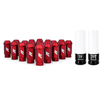 Thumbnail for Mishimoto Aluminum Locking Lug Nuts M12x1.5 20pc Set Red