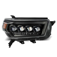 Thumbnail for AlphaRex 10-13 Toyota 4Runner NOVA LED Proj Headlights Plank Style Alpha Black w/Seq Signal/DRL