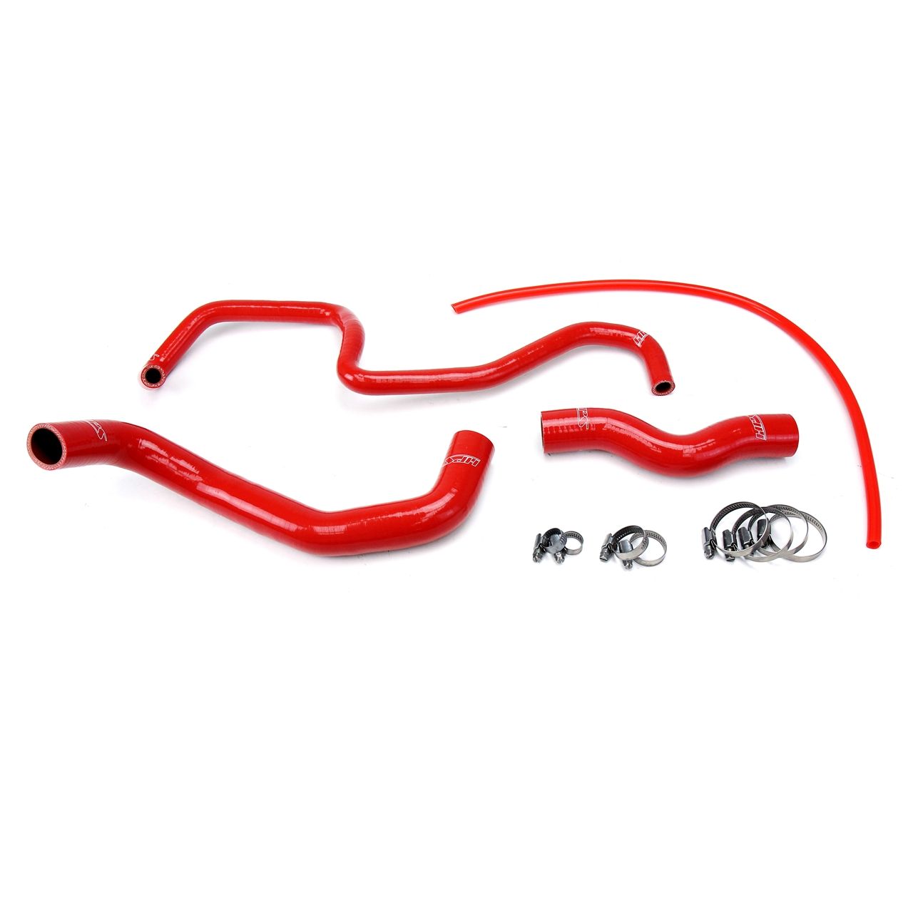 HPS Red Reinforced Silicone Radiator Hose Kit Coolant for Infiniti 03-07 G35 Coupe