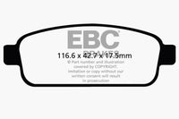 Thumbnail for EBC 13+ Buick Encore 1.4 Turbo Greenstuff Rear Brake Pads
