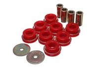 Thumbnail for Energy Suspension 2015 Ford Mustang (Exc Cobra) Red Subframe Bushing Set