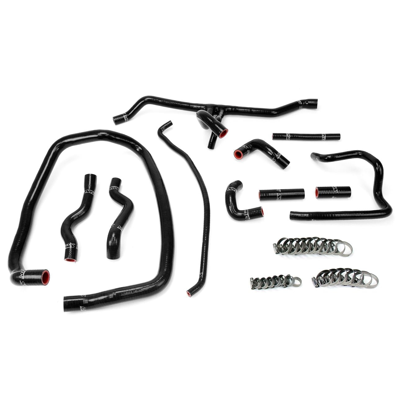 HPS Black Reinforced Silicone Heater Hose Kit Coolant for BMW 96-99 E36 M3 Left Hand Drive