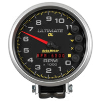 Thumbnail for Autometer 5 inch Ultimate DL Playback Tachometer 11000 RPM - Black