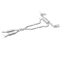 Thumbnail for MagnaFlow Cat Back, SS, 2.5in, Quad Split Polish 4in tip 14-15 Jeep Grand Cherokee 3.6L/5.7L V6/V8