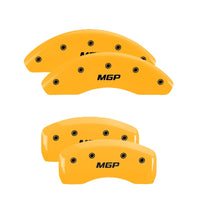 Thumbnail for MGP 4 Caliper Covers Engraved Front & Rear MGP Yellow finish black ch