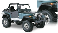 Thumbnail for Bushwacker 59-83 Jeep CJ5 Cutout Style Flares 4pc - Black