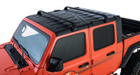 Thumbnail for Rhino-Rack 07-22 Jeep Wrangler JK/JL 4 Door Hard Top Vortex SG 2 Bar Roof Rack - Black