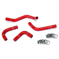 Thumbnail for HPS Red Reinforced Silicone Heater Hose Kit Coolant for Jeep 12-17 Wrangler JK & Unlimited 3.6L V6 Left Hand Drive