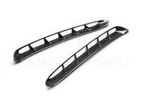 Thumbnail for Anderson Composites 15-17 Mustang Carbon Fiber GT350 Style Fender Vent Inserts (Only Fit AC Fenders)