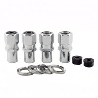 Thumbnail for McGard Hex Lug Nut (Drag Racing Reg. Shank) M12X1.5 / 13/16 Hex / 1.86in. Length (4-Pack) - Chrome