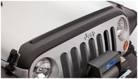 Thumbnail for Bushwacker 07-18 Jeep Wrangler (JK) / (JK) Unlimited Trail Armor Hood Guard - Black