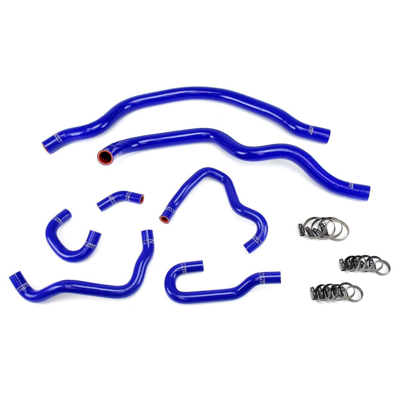 HPS Blue Reinforced Silicone Radiator and Heater Hose Kit Coolant for Honda 00-05 S2000