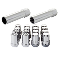 Thumbnail for McGard SplineDrive Tuner 4 Lug Install Kit w/Locks & Tool (Cone) M12x1.25 / 13/16 Hex - Chrome (CS)