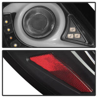 Thumbnail for Spyder 16-19 Honda Civic 4 Door Light Bar LED Tail Lights - Black - ALT-YD-HC164D-LB-BK