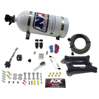 Thumbnail for Nitrous Express 4150 Hitman Plus 4-BBL Nitrous Kit (50-200HP) w/10lb Bottle