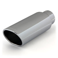 Thumbnail for Banks Power Tailpipe Tip Kit - SS Obround Angle Cut - Chrome - 3in Tube - 3.75in X 4.5in X 11.5in