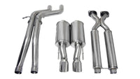 Thumbnail for Corsa 2006-2010 Jeep Grand Cherokee 6.1L V8 Polished Sport Cat-Back Exhaust