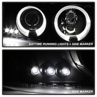 Thumbnail for Spyder GMC Sierra 1500/2500/3500 99-06 Projector Headlights LED Halo LED Black PRO-YD-CDE00-HL-BK