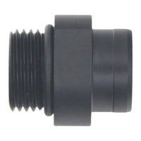 Thumbnail for DeatschWerks 8AN ORB to S387 Pre-Filter Sock Adapter - Anodized Matte Black