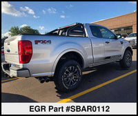 Thumbnail for EGR 2019+ Ford Ranger Black Powder Coat S-Series Sports Bar (w/o Side Plates)