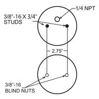 Thumbnail for Firestone Ride-Rite Replacement Bellow 224C (For Kit PN 0830/2080/2032/2068) (W217606859)