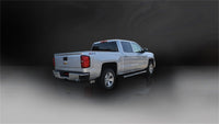 Thumbnail for Corsa 14-19 GMC Sierra/Chevy Silv 1500 Crew Cab/Short Bed 5.3L V8 Polished Sport Single Side CB Exh