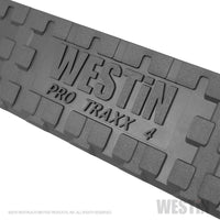 Thumbnail for Westin 18-20 Jeep Wrangler JL Unlimited 4DR PRO TRAXX 4 Oval Nerf Step Bars - Textured Black