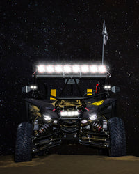 Thumbnail for KC HiLiTES Yamaha YXZ1000R 39in. Pro6 Gravity LED 6-Light 120w Combo Beam Overhead Light Bar System