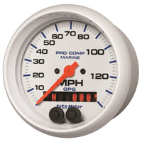 Thumbnail for Autometer Gauge GPS Speedometer 3-3/8in 140 MPH Marine White Gauge