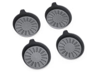 Thumbnail for WeatherTech Car Coasters Set of 4 Black - 2 Small 2 Large