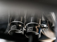 Thumbnail for AWE 16-22 Toyota Tacoma 0FG Catback Exhaust w/ BashGuard - Dual Chrome Silver Tips