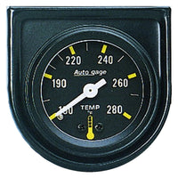 Thumbnail for Autometer AutoGage 1 1/2in Mechanical 280 Deg Water Temp Gauge - Black