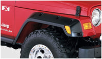 Thumbnail for Bushwacker 97-06 Jeep TJ Pocket Style Flares 2pc - Black
