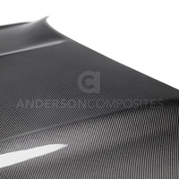 Thumbnail for Anderson Composites 2015-2017 Ford Mustang Shelby GT350 Double Sided Carbon Fiber Hood