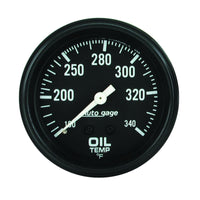 Thumbnail for AutoMeter Gauge Oil Temperature 2-5/8in. 100-340 Deg. F Mechanical Black Autogage